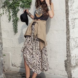 Spell & The Gypsy Leopard Maxi Skirt